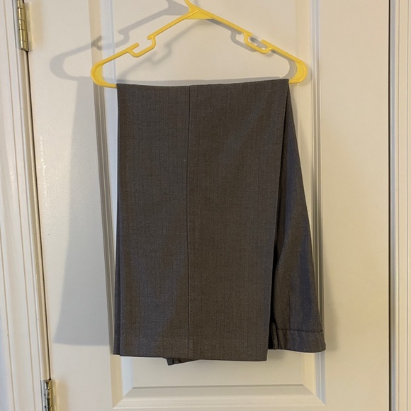 CBK Mango Herringbone Gray Trousers (Wide Leg) - Picture 8 of 9